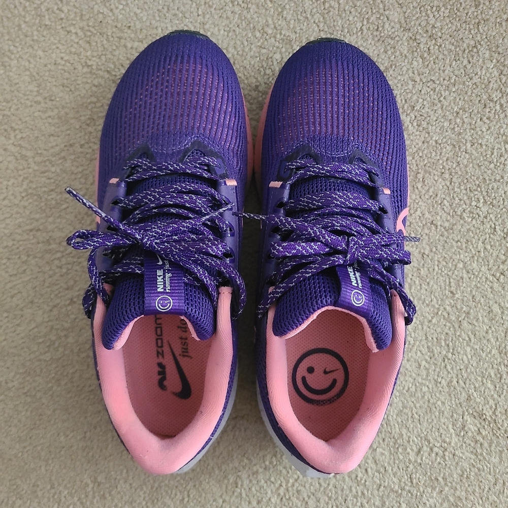 Nike Women's Pegasus 40 Purple Running Shoes - Picture 2 of 7